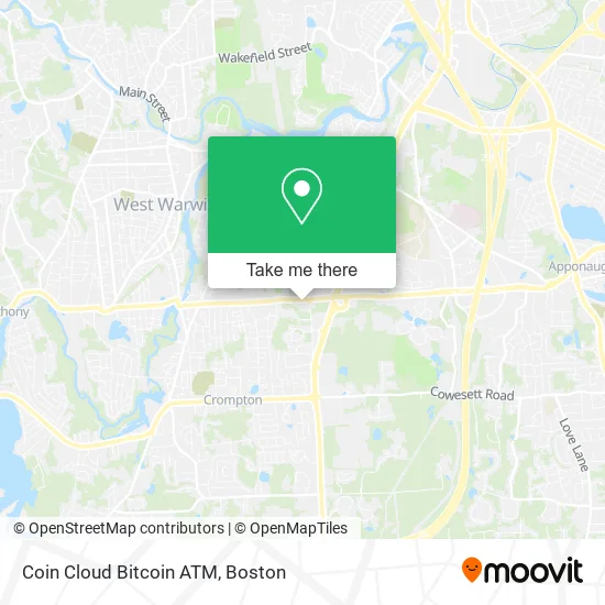 Coin Cloud Bitcoin ATM map