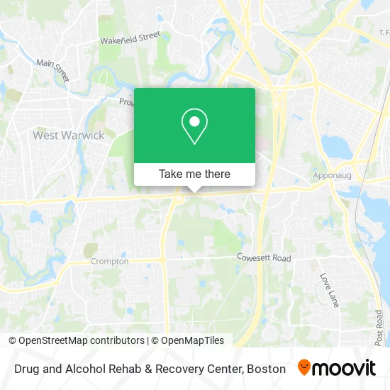 Drug and Alcohol Rehab & Recovery Center map
