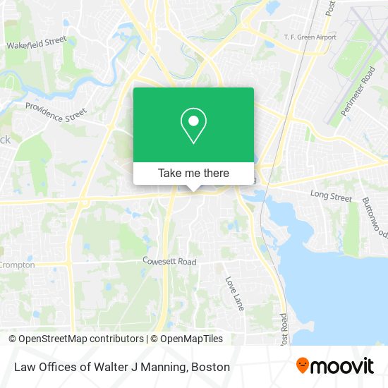 Law Offices of Walter J Manning map