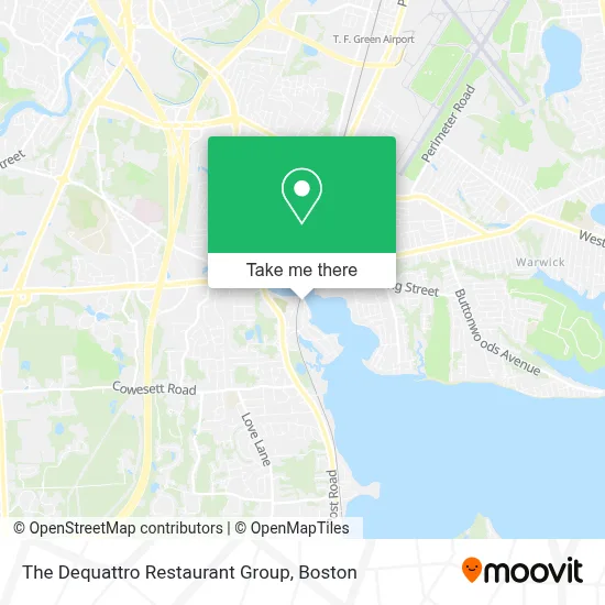 The Dequattro Restaurant Group map