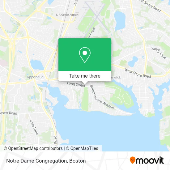 Notre Dame Congregation map