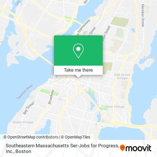 Southeastern Massachusetts Ser-Jobs for Progress, Inc. map