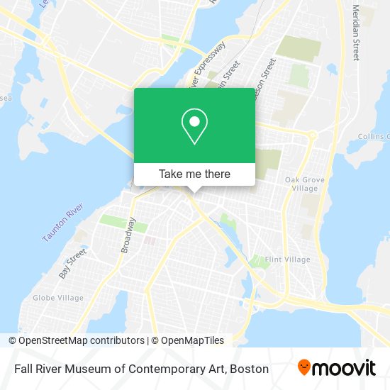 Fall River Museum of Contemporary Art map