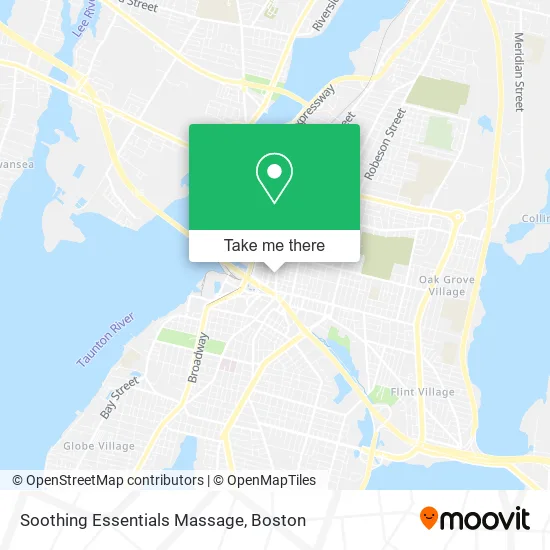 Soothing Essentials Massage map