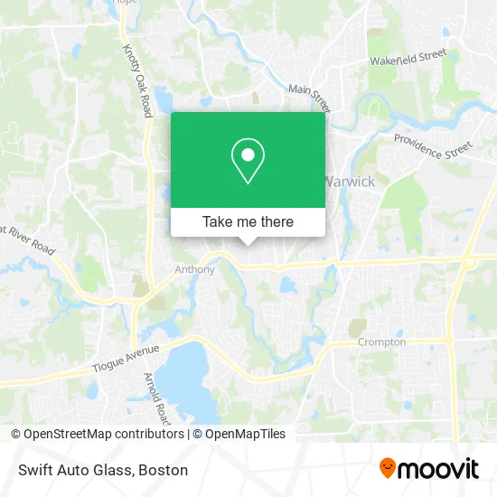 Swift Auto Glass map