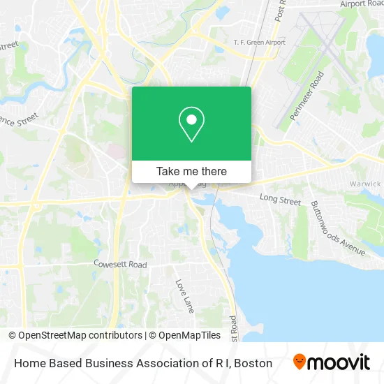 Home Based Business Association of R I map