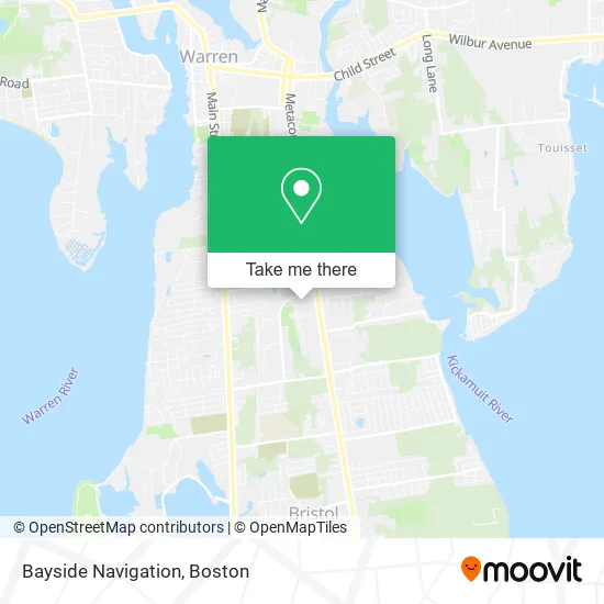 Bayside Navigation map