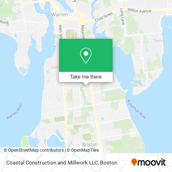 Coastal Construction and Millwork LLC map