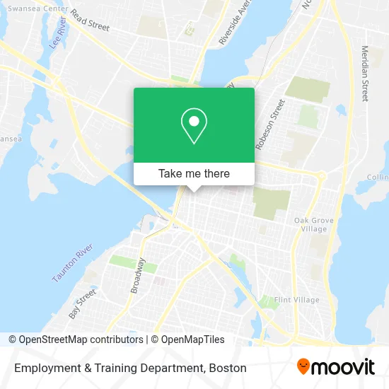 Employment & Training Department map