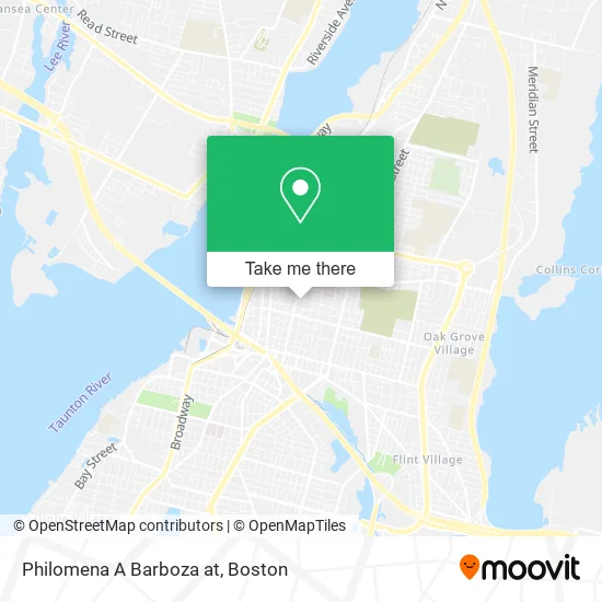 Philomena A Barboza at map
