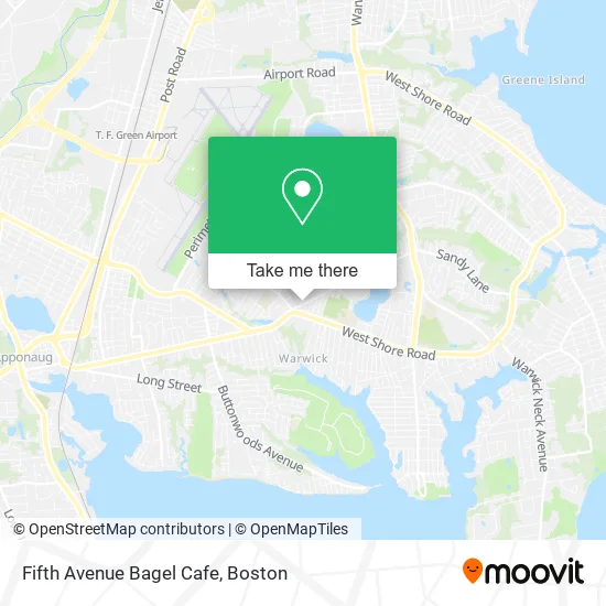 Mapa de Fifth Avenue Bagel Cafe