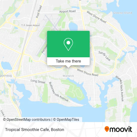 Tropical Smoothie Cafe map