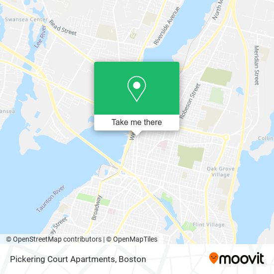 Mapa de Pickering Court Apartments