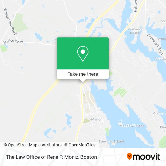 The Law Office of Rene P. Moniz map
