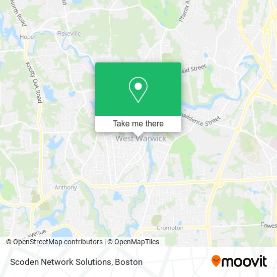 Mapa de Scoden Network Solutions
