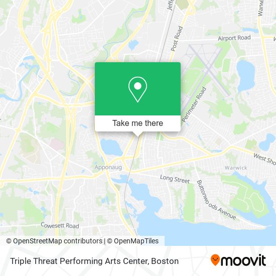 Triple Threat Performing Arts Center map