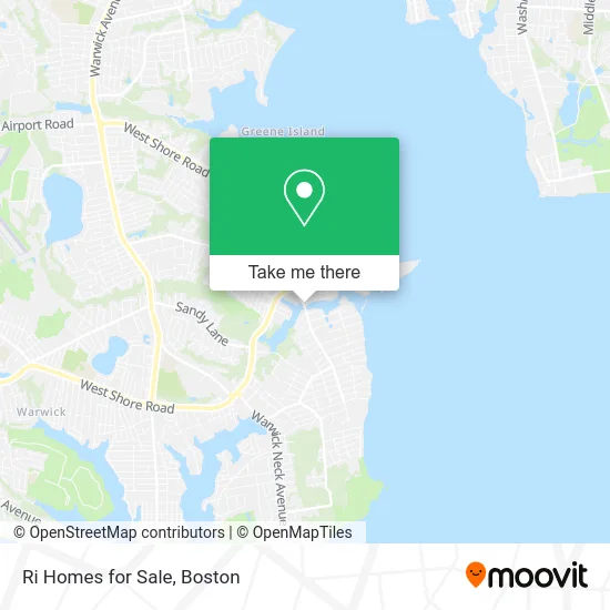 Ri Homes for Sale map