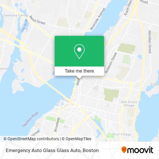 Emergency Auto Glass Glass Auto map