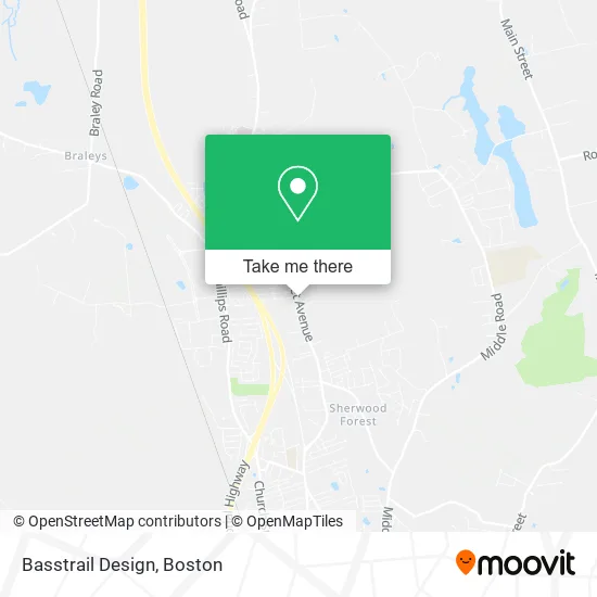 Basstrail Design map