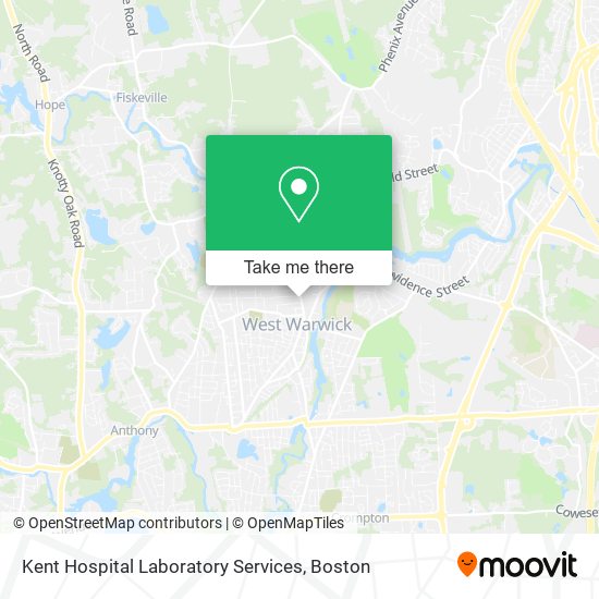 Mapa de Kent Hospital Laboratory Services