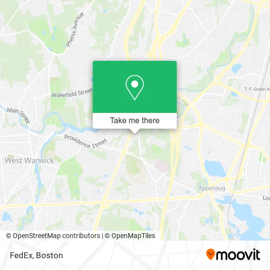FedEx map