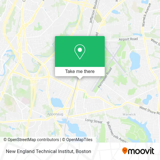 New England Technical Institut map