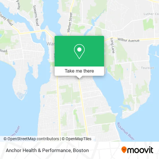 Anchor Health & Performance map