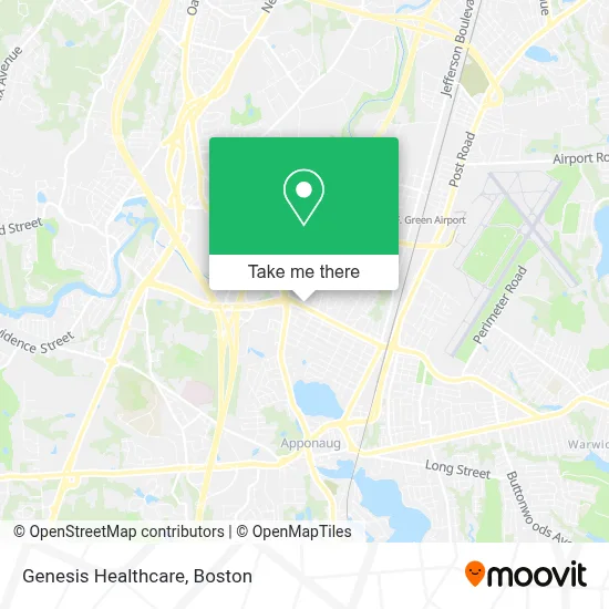 Genesis Healthcare map