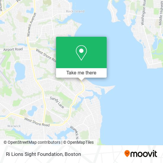 Ri Lions Sight Foundation map