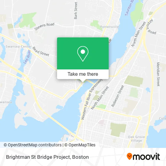 Mapa de Brightman St Bridge Project