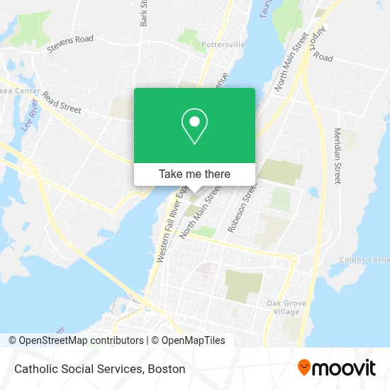 Catholic Social Services map