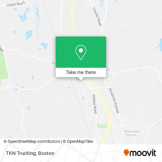 TKN Trucking map