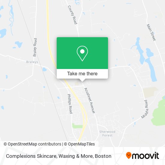 Mapa de Complexions Skincare, Waxing & More