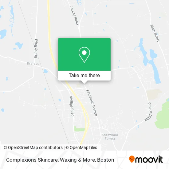 Complexions Skincare, Waxing & More map