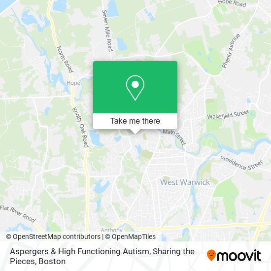 Aspergers & High Functioning Autism, Sharing the Pieces map