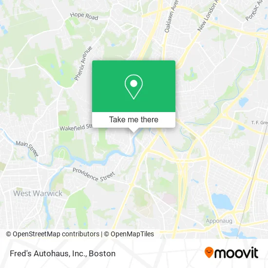 Mapa de Fred's Autohaus, Inc.