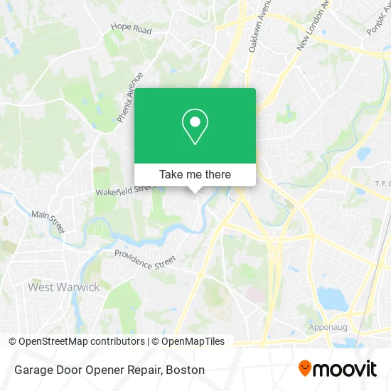Garage Door Opener Repair map