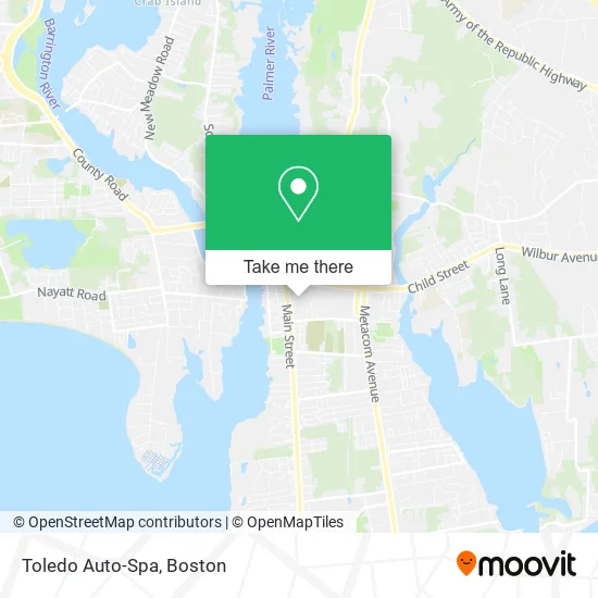 Toledo Auto-Spa map