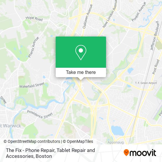 The Fix - Phone Repair, Tablet Repair and Accessories map