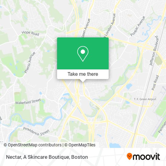 Mapa de Nectar, A Skincare Boutique