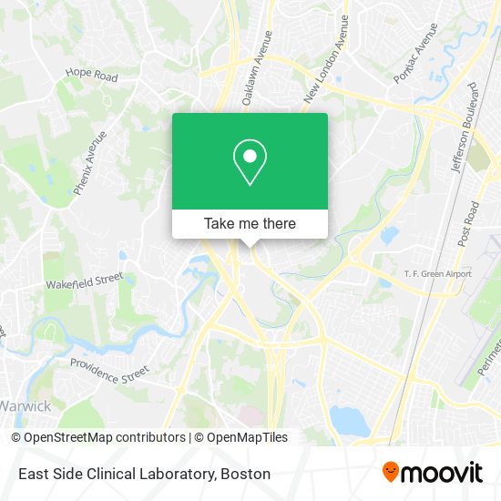 East Side Clinical Laboratory map