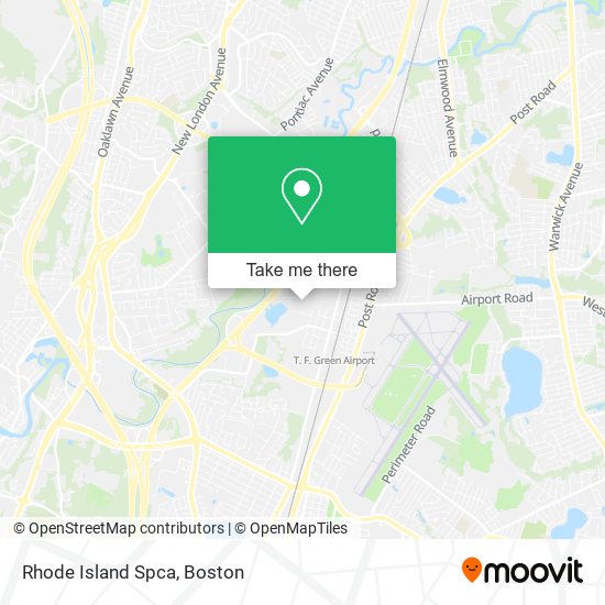 Mapa de Rhode Island Spca