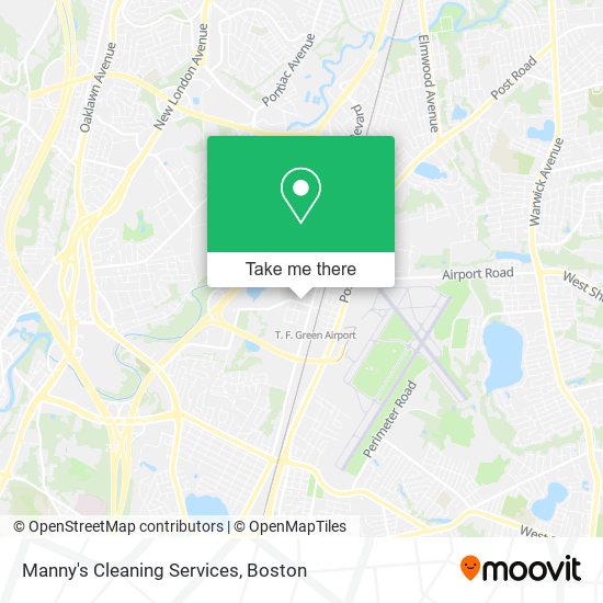 Mapa de Manny's Cleaning Services