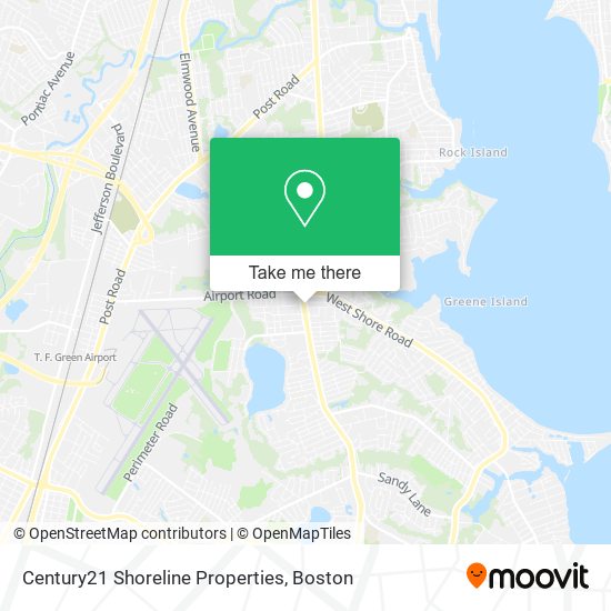 Century21 Shoreline Properties map