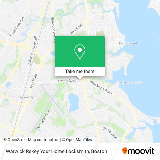 Warwick Rekey Your Home Locksmith map