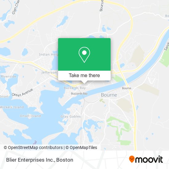 Blier Enterprises Inc. map