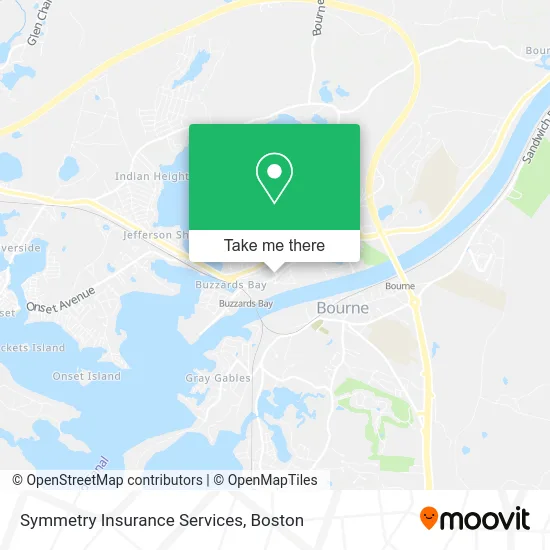 Symmetry Insurance Services map