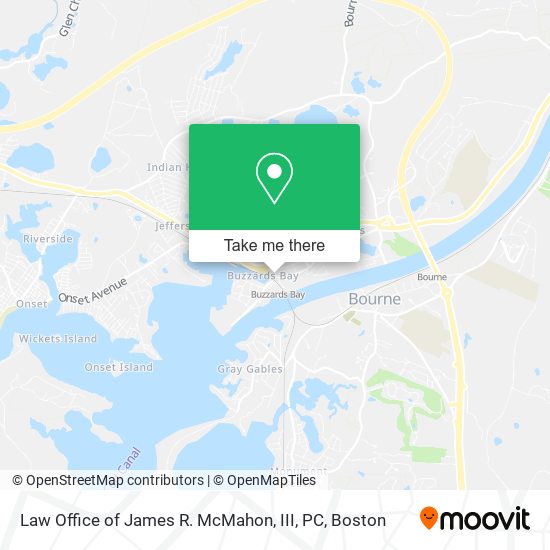 Mapa de Law Office of James R. McMahon, III, PC