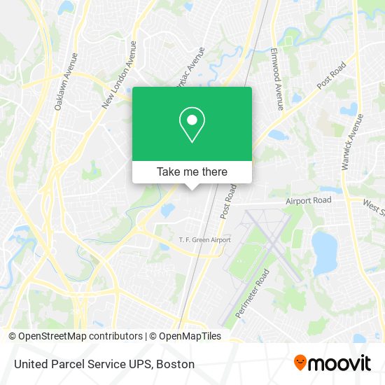 Mapa de United Parcel Service UPS
