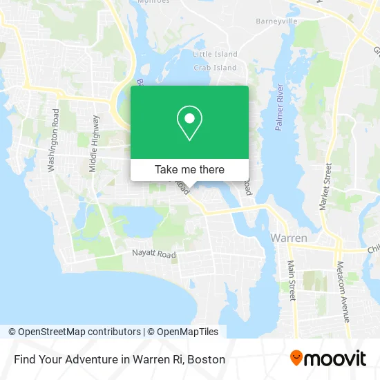 Find Your Adventure in Warren Ri map